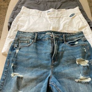 3 pairs of old navy shorts all new